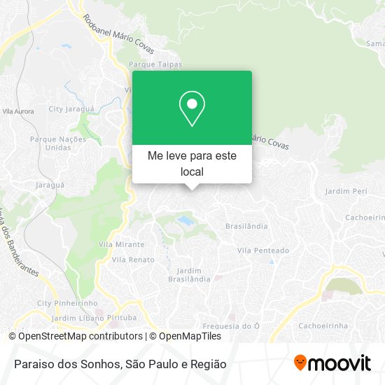 Paraiso dos Sonhos mapa