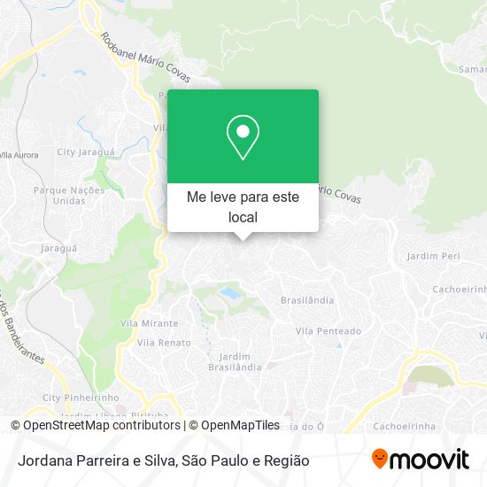 Jordana Parreira e Silva mapa