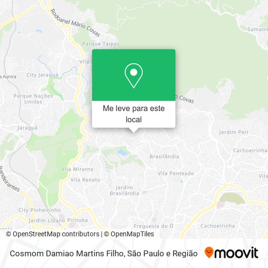 Cosmom Damiao Martins Filho mapa