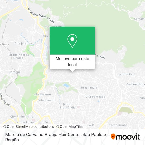 Marcia de Carvalho Araujo Hair Center mapa