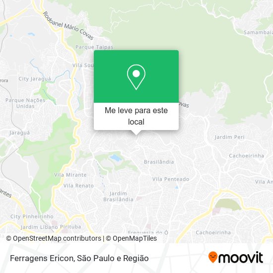 Ferragens Ericon mapa