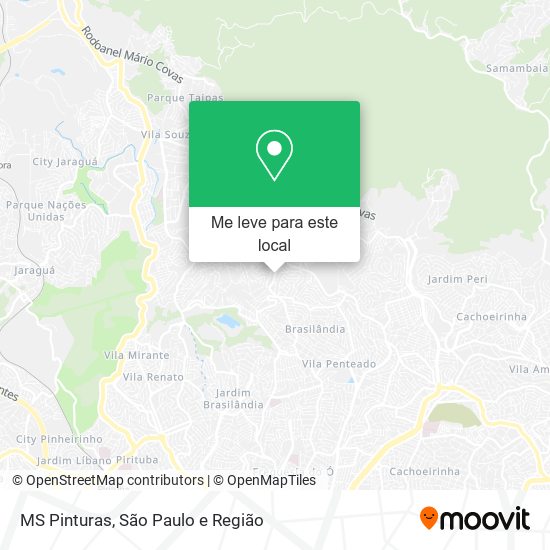 MS Pinturas mapa