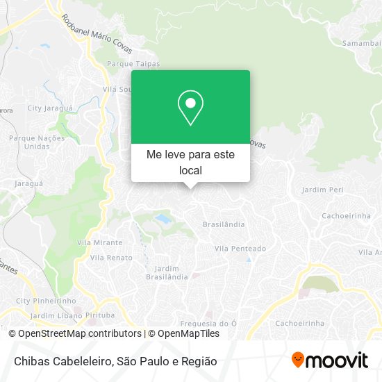Chibas Cabeleleiro mapa