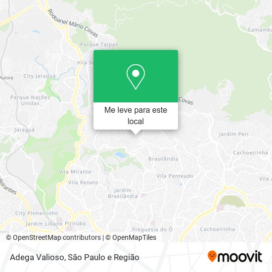 Adega Valioso mapa