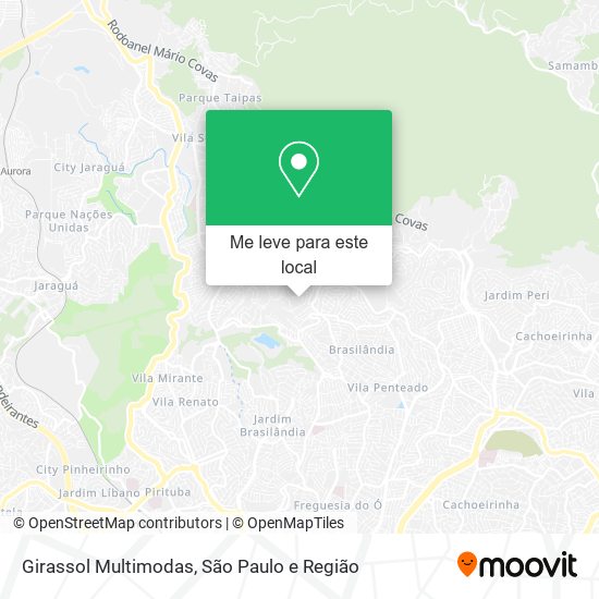 Girassol Multimodas mapa