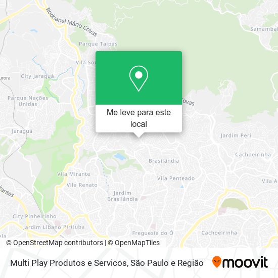 Multi Play Produtos e Servicos mapa