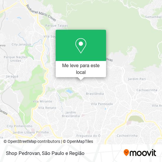Shop Pedrovan mapa