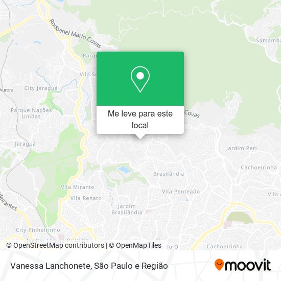 Vanessa Lanchonete mapa