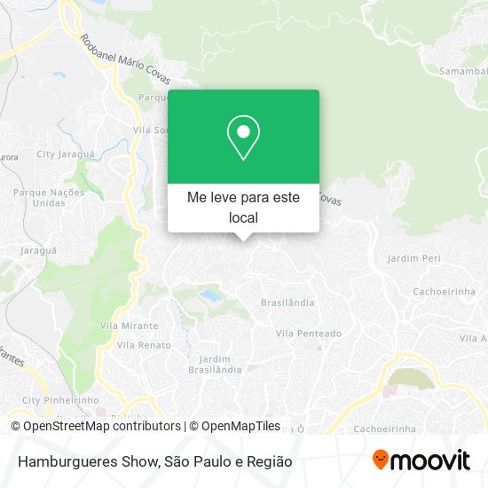 Hamburgueres Show mapa
