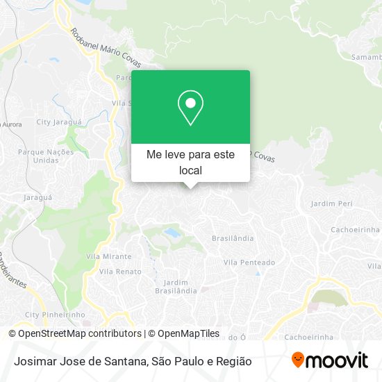 Josimar Jose de Santana mapa