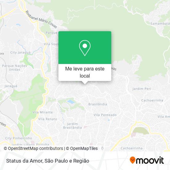 Status da Amor mapa