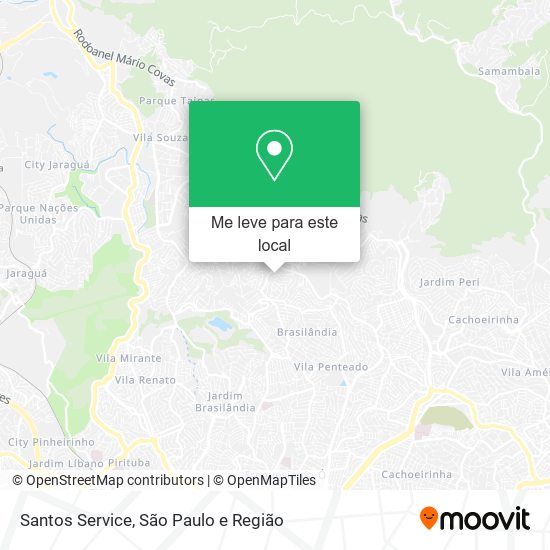 Santos Service mapa