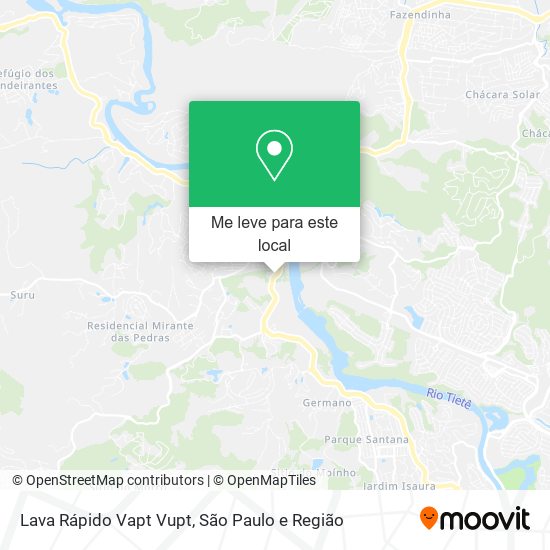 Lava Rápido Vapt Vupt mapa