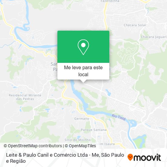 Leite & Paulo Canil e Comércio Ltda - Me mapa