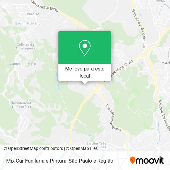 Mix Car Funilaria e Pintura mapa