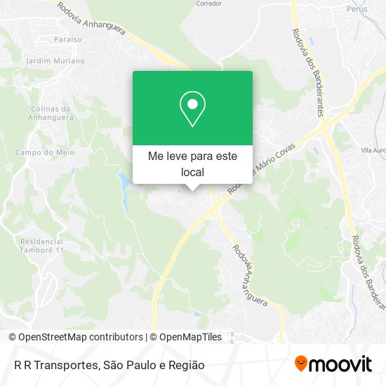 R R Transportes mapa