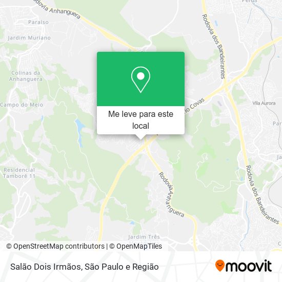 Salão Dois Irmãos mapa