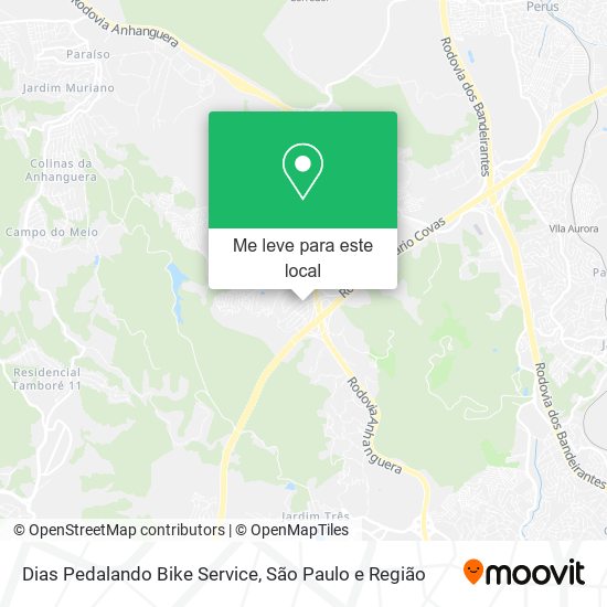 Dias Pedalando Bike Service mapa