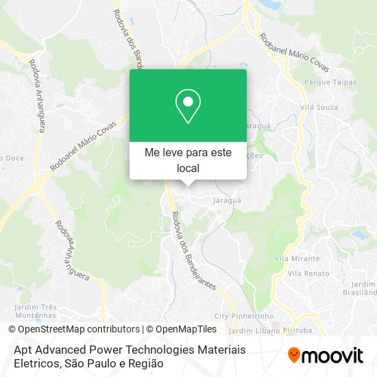 Apt Advanced Power Technologies Materiais Eletricos mapa
