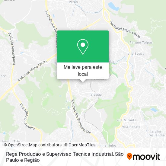 Rega Producao e Supervisao Tecnica Industrial mapa