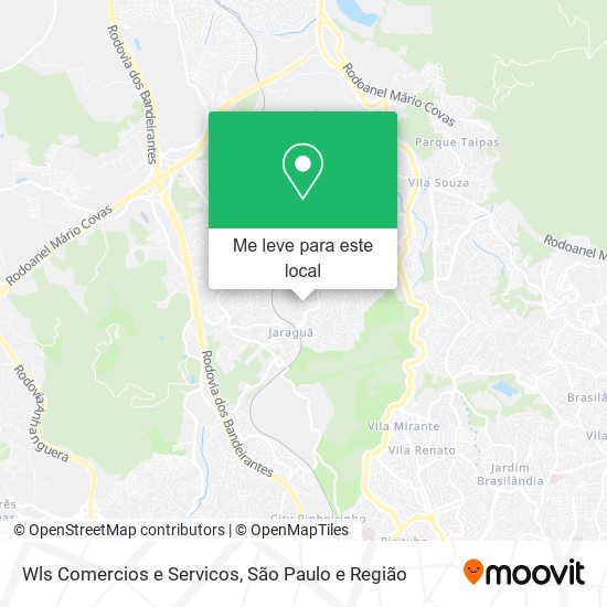 Wls Comercios e Servicos mapa