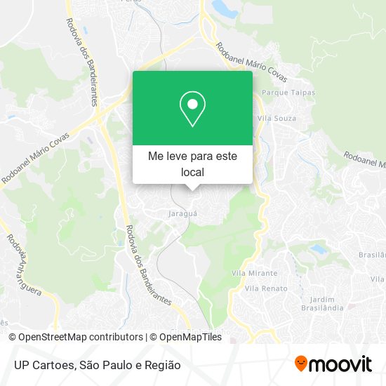 UP Cartoes mapa