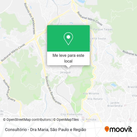 Consultório - Dra Maria mapa