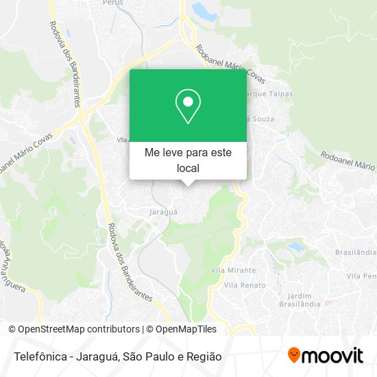 Telefônica - Jaraguá mapa