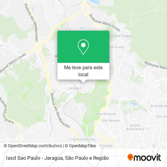 Iasd Sao Paulo - Jaragua mapa