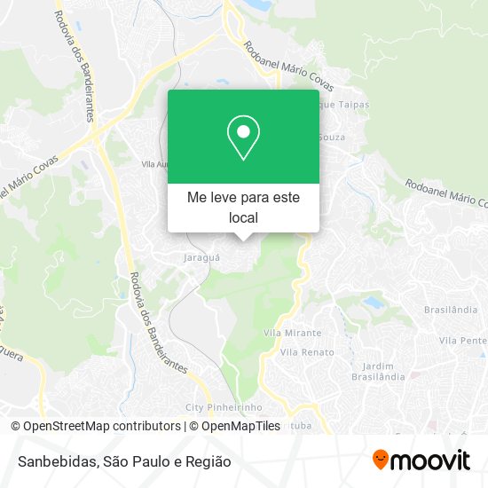 Sanbebidas mapa