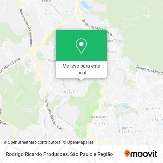 Rodrigo Ricardo Producoes mapa