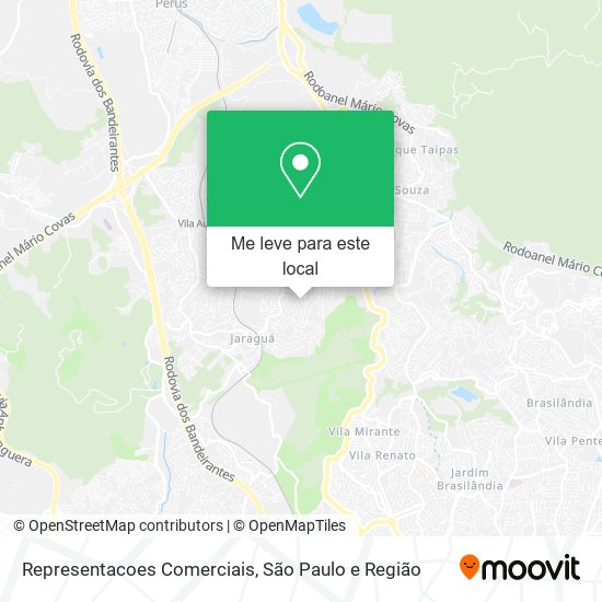 Representacoes Comerciais mapa