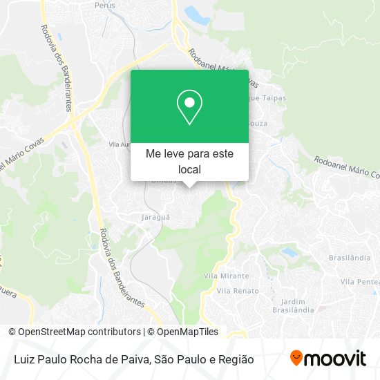 Luiz Paulo Rocha de Paiva mapa