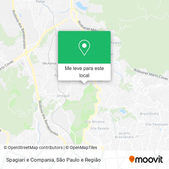 Spagiari e Compania mapa