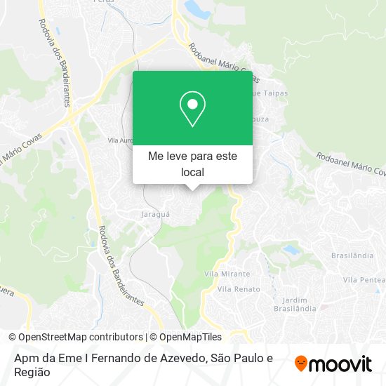 Apm da Eme I Fernando de Azevedo mapa