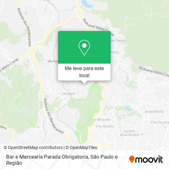 Bar e Mercearia Parada Obrigatoria mapa