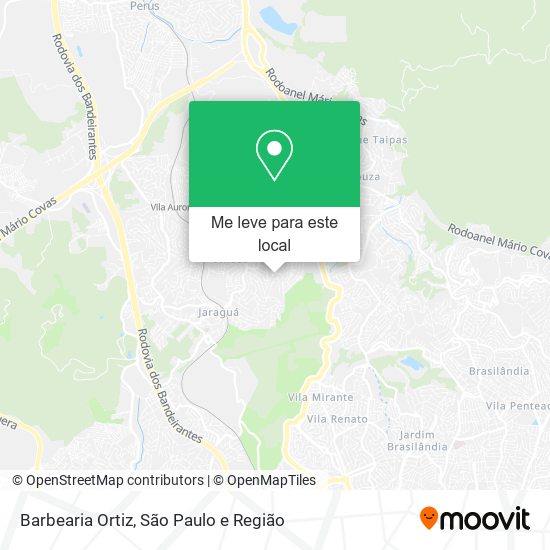 Barbearia Ortiz mapa