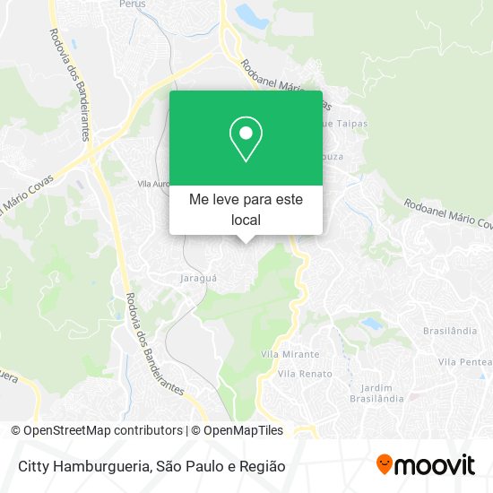 Citty Hamburgueria mapa