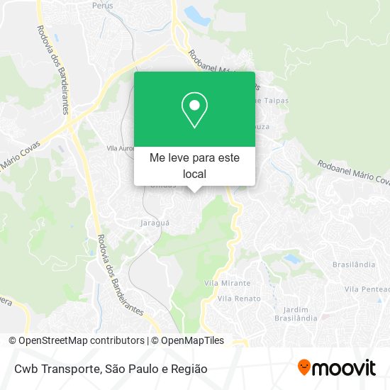 Cwb Transporte mapa