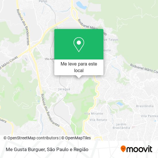 Me Gusta Burguer mapa