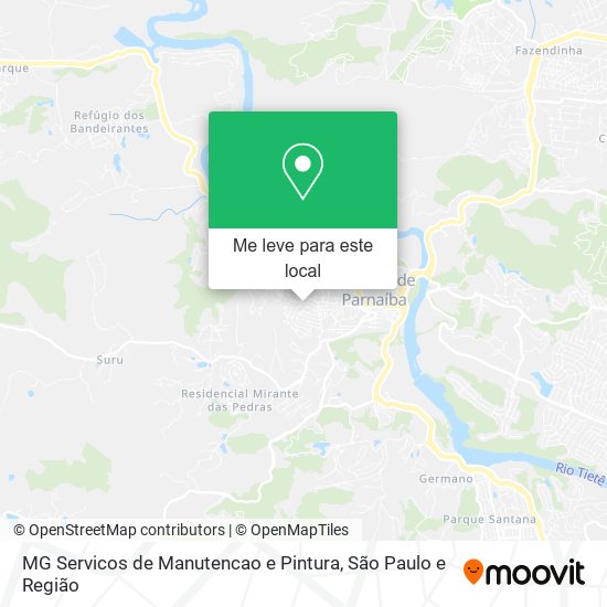 MG Servicos de Manutencao e Pintura mapa