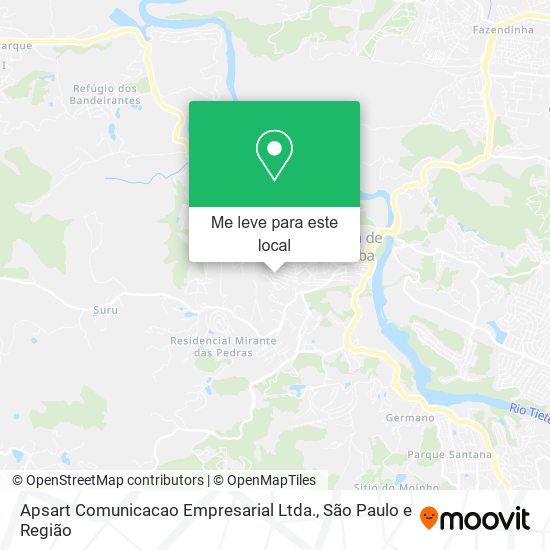Apsart Comunicacao Empresarial Ltda. mapa