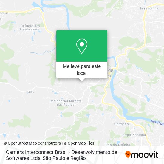 Carriers Interconnect Brasil - Desenvolvimento de Softwares Ltda mapa