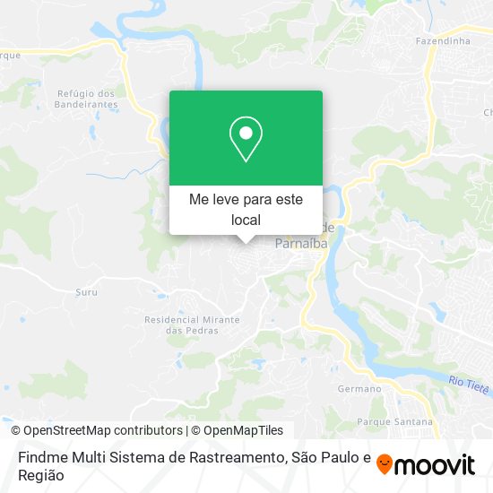 Findme Multi Sistema de Rastreamento mapa