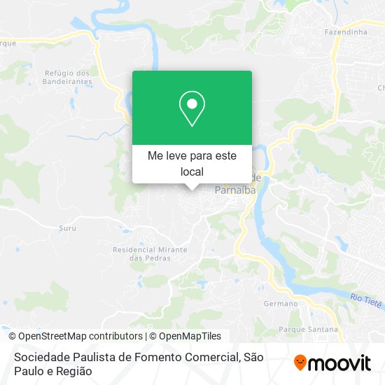 Sociedade Paulista de Fomento Comercial mapa