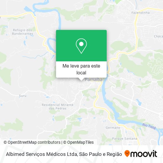 Albimed Serviços Médicos Ltda mapa