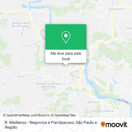 R. Medeiros - Negocios e Parcipacoes mapa