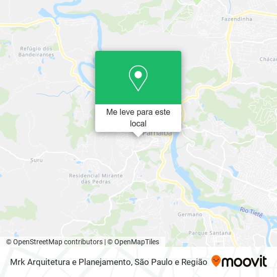 Mrk Arquitetura e Planejamento mapa