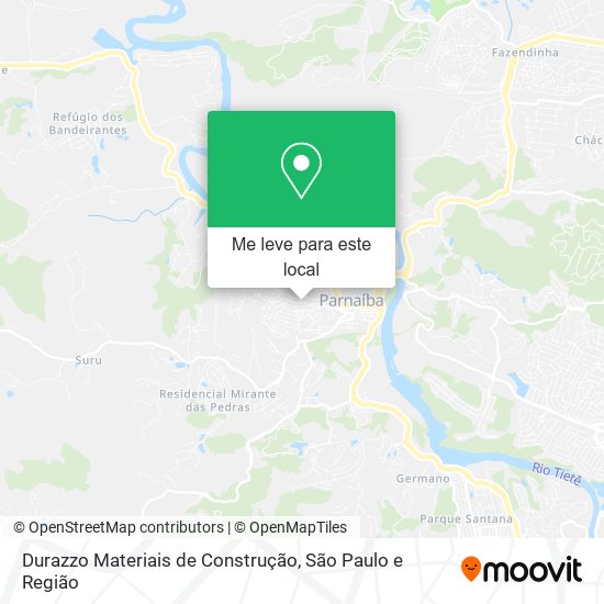 Durazzo Materiais de Construção mapa