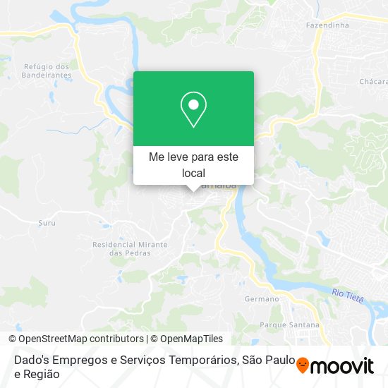 Dado's Empregos e Serviços Temporários mapa